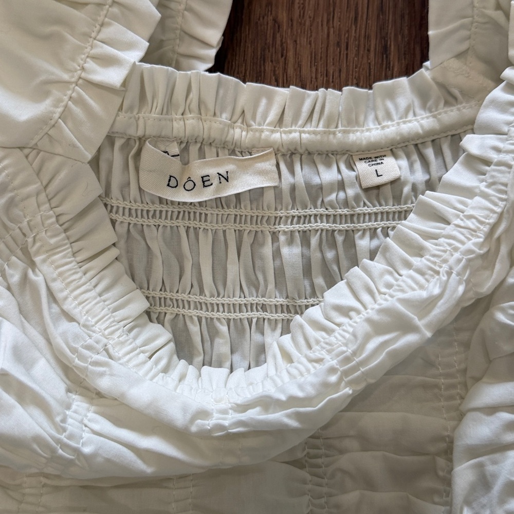Doen Katherina Dress In Salt - Picture 7 of 8